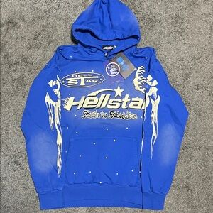 Blue Hellstar hoodie